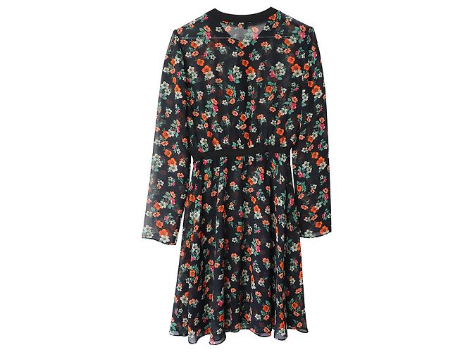 VESTIDO ESTAMPADO FLORES MAJE - vista 5