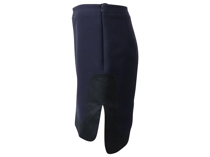 Autre Marque N21 Bleistiftrock aus marineblauem Polyester - Ansicht 2