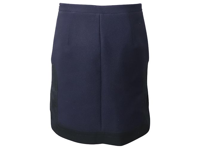 Autre Marque N21 Bleistiftrock aus marineblauem Polyester - Ansicht 3
