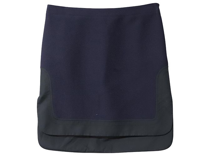 Autre Marque N21 Bleistiftrock aus marineblauem Polyester - Ansicht 5