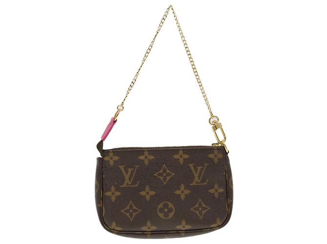 LOUIS VUITTON Monogram Vivienne Mini Pochette Accessoires M68490 auth 38946A - vue 2