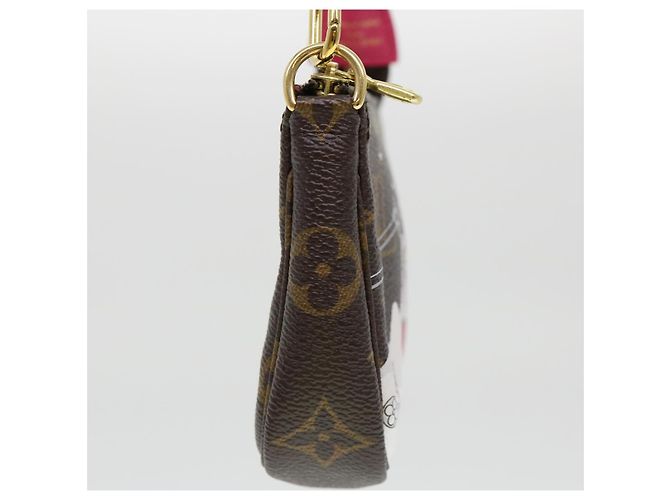 LOUIS VUITTON Monogram Vivienne Mini Pochette Accessoires M68490 auth 38946A - vue 4