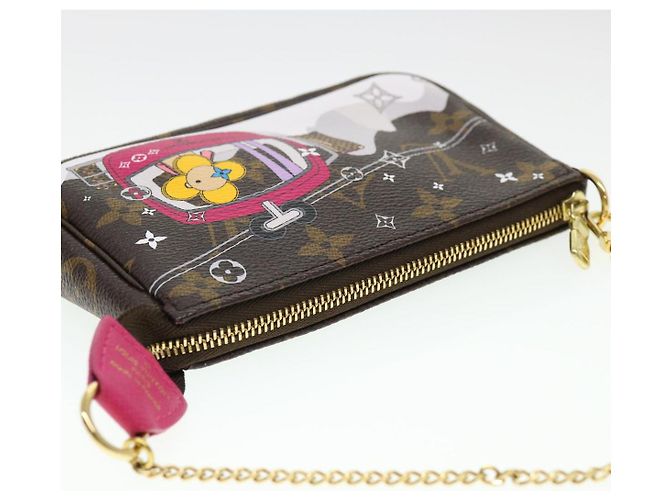 LOUIS VUITTON Monogram Vivienne Mini Pochette Accessoires M68490 auth 38946A - vue 6