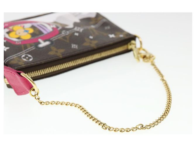 LOUIS VUITTON Monogram Vivienne Mini Pochette Accessoires M68490 auth 38946A - vue 7