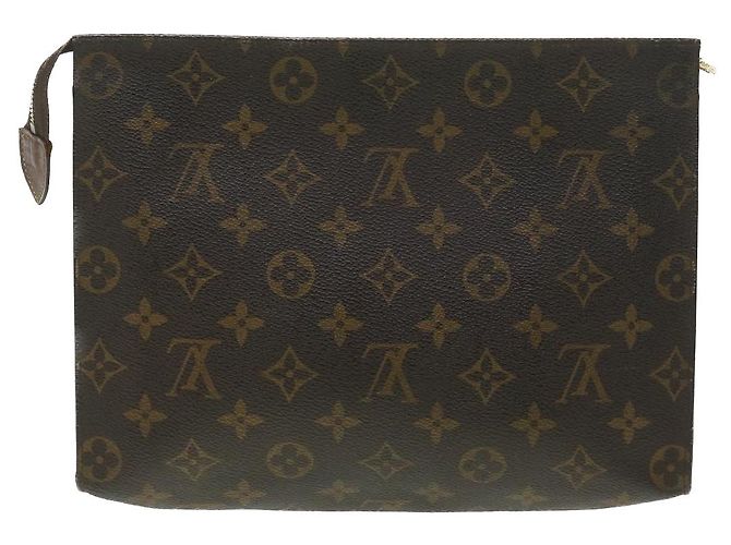 Louis Vuitton Monogram Poche Toilette 26 Marsupio M47542 LV Auth th3473 Monogramma - vista 2