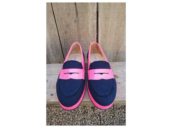 Autre Marque Myselly mocassini nuovo stato p 37 Rosa Blu navy - vista 4