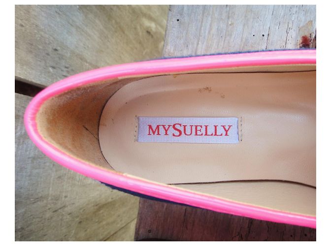 Autre Marque Myselly mocassini nuovo stato p 37 Rosa Blu navy - vista 6