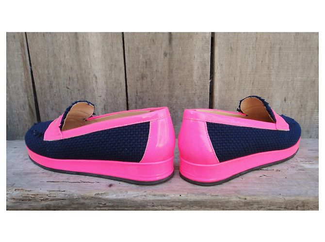 Autre Marque Myselly mocassini nuovo stato p 37 Rosa Blu navy - vista 7