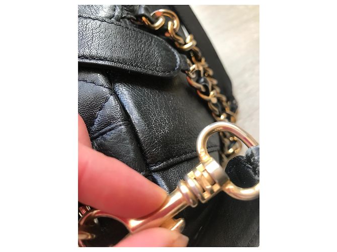 Chanel Dumas Rucksack aus Lammleder Schwarz - Ansicht 9