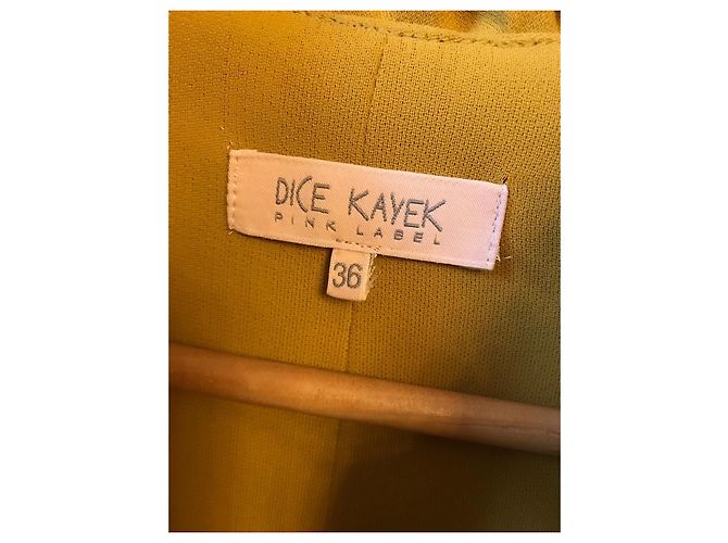 DICE KAYEK Kleider T.International S Polyester Gelb - Ansicht 4