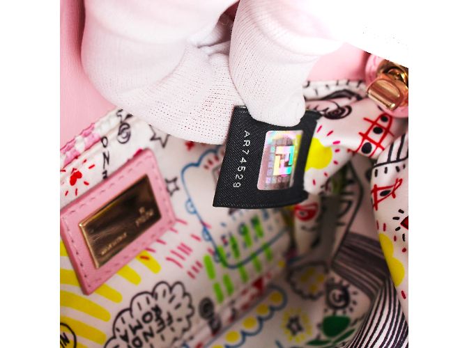 FENDI - Mama Mini Vintage Baguette Tasche Pink - Ansicht 11