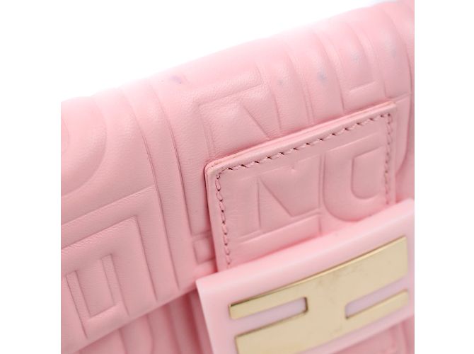 FENDI - Mama Mini Vintage Baguette Tasche Pink - Ansicht 6