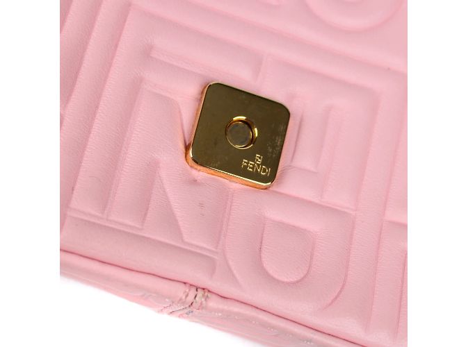 FENDI - Mama Mini Vintage Baguette Tasche Pink - Ansicht 8
