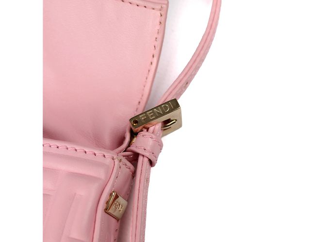 FENDI - Mama Mini Vintage Baguette Tasche Pink - Ansicht 9