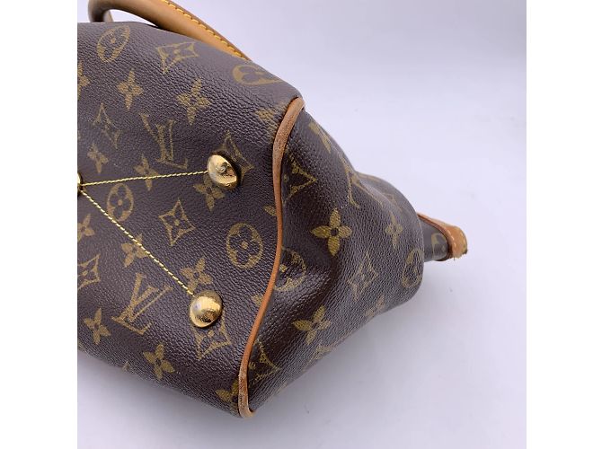 Louis Vuitton Borsa a cartella Tivoli PM in tela monogramma marrone - vista 10