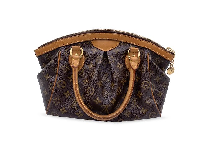 Louis Vuitton Borsa a cartella Tivoli PM in tela monogramma marrone - vista 3