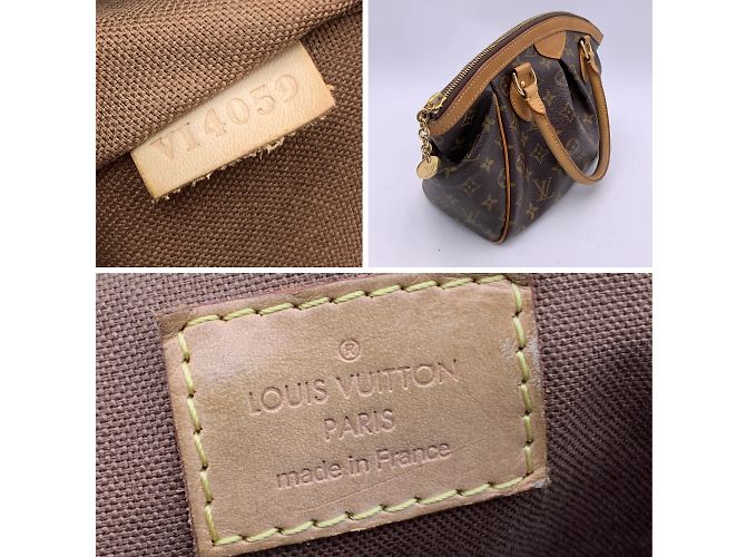 Louis Vuitton Borsa a cartella Tivoli PM in tela monogramma marrone - vista 4