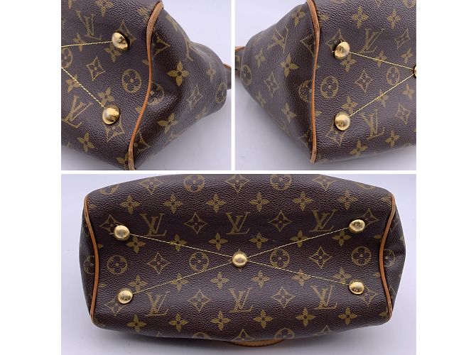 Louis Vuitton Borsa a cartella Tivoli PM in tela monogramma marrone - vista 5