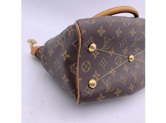 Louis Vuitton Borsa a cartella Tivoli PM in tela monogramma marrone - vista 9