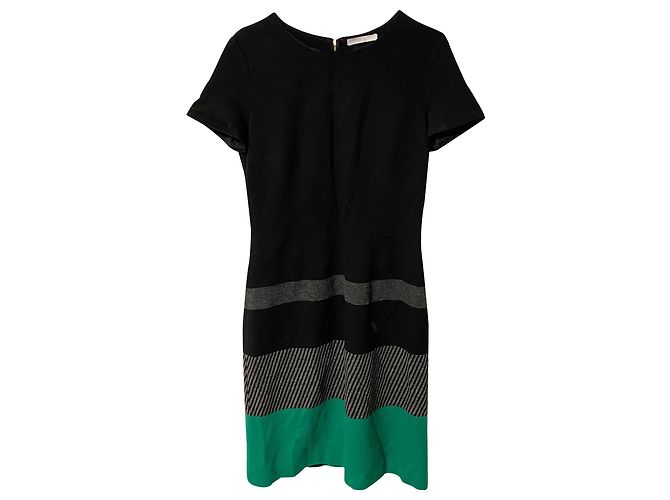 Hugo Boss VESTIDO DE VESTIDO BOSS HANINE Negro - vista 4