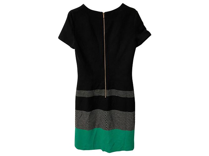 Hugo Boss VESTIDO DE VESTIDO BOSS HANINE Negro - vista 5