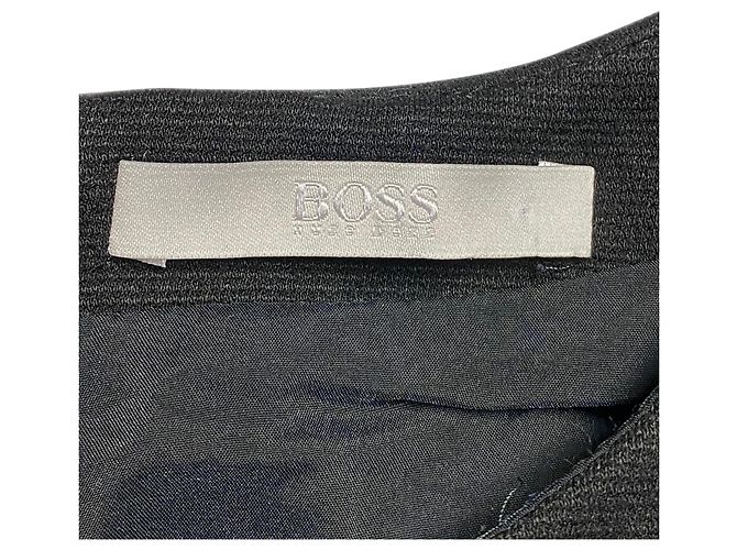 Hugo Boss VESTIDO DE VESTIDO BOSS HANINE Negro - vista 7