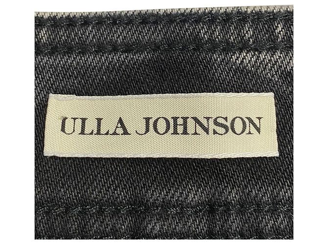 Vaqueros con lavado ácido de Ulla Johnson en algodón gris - vista 5
