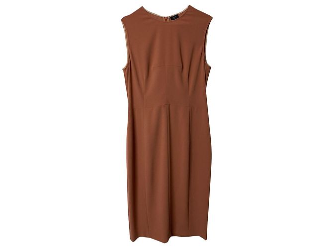 VESTIDO CAMBIO SIN MANGAS DE JOSEPH BEA EN ACETATO BEIS Castaño Beige - vista 4