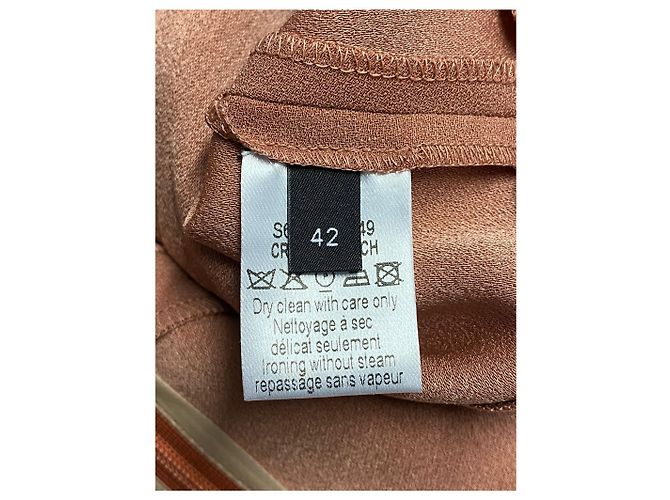 VESTIDO CAMBIO SIN MANGAS DE JOSEPH BEA EN ACETATO BEIS Castaño Beige - vista 8