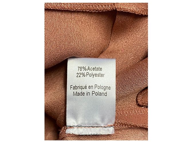 VESTIDO CAMBIO SIN MANGAS DE JOSEPH BEA EN ACETATO BEIS Castaño Beige - vista 9