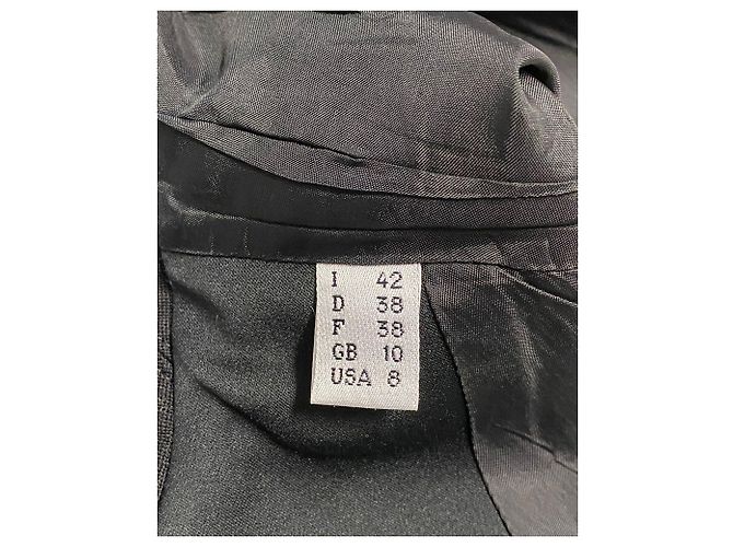 Minivestido colete de veludo Moschino em acetato preto - vista 9