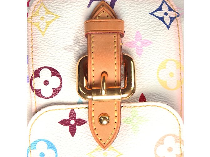 Louis Vuitton Monogram Multicolore Petit Noe White - view 13