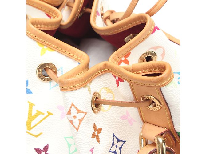 Louis Vuitton Monogram Multicolore Petit Noe White - view 14