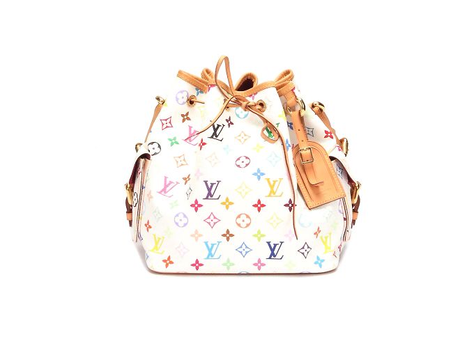Louis Vuitton Monogram Multicolore Petit Noe White - view 2