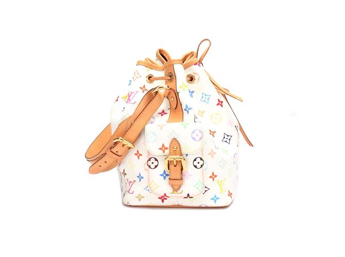 Louis Vuitton Monogram Multicolore Petit Noe White - view 4