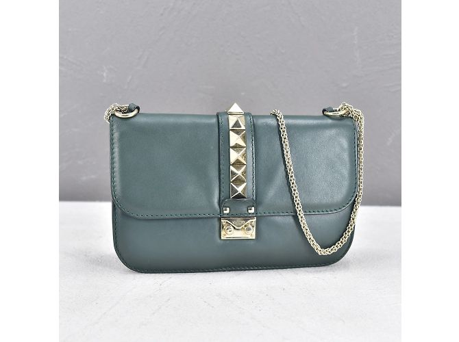 Valentino Borsa a tracolla Glam Lock in pelle Rockstud ES-G398 - vista 6