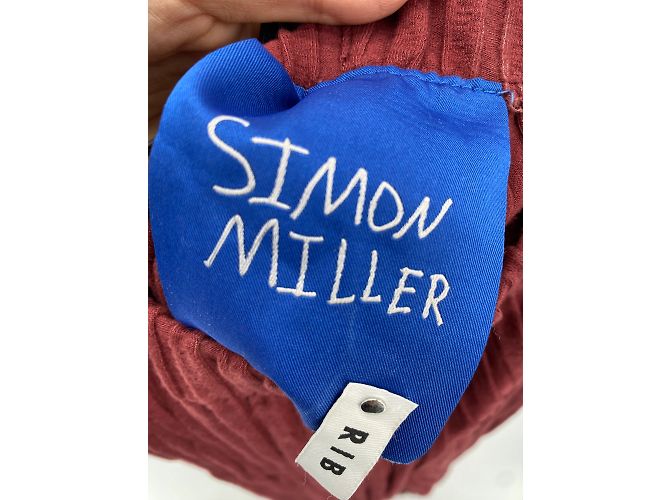 Pantalones Simon Miller T.International XS Algodón Burdeos - vista 3