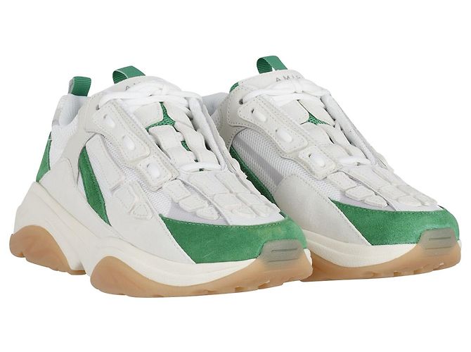 Deportivas AMIRI Bone Runner de Piel Blanca - vista 3