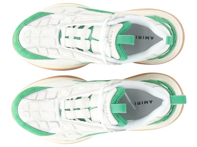 Deportivas AMIRI Bone Runner de Piel Blanca - vista 5