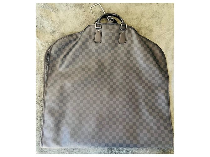 Louis Vuitton Damier Graphite Porte Habits Kleidersack 2 Marineblau - Ansicht 2
