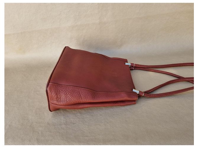 Borsa a tracolla Balenciaga in pelle marrone Marrone scuro - vista 12