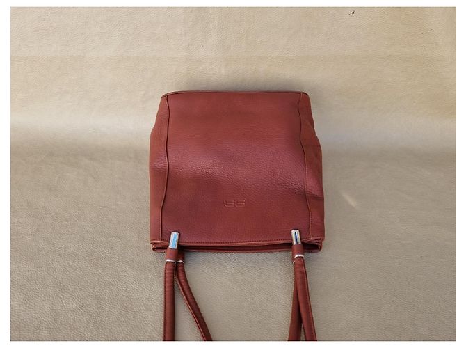 Borsa a tracolla Balenciaga in pelle marrone Marrone scuro - vista 13