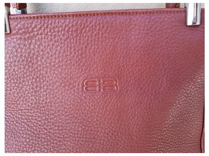 Borsa a tracolla Balenciaga in pelle marrone Marrone scuro - vista 4