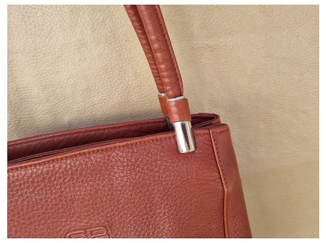 Borsa a tracolla Balenciaga in pelle marrone Marrone scuro - vista 5