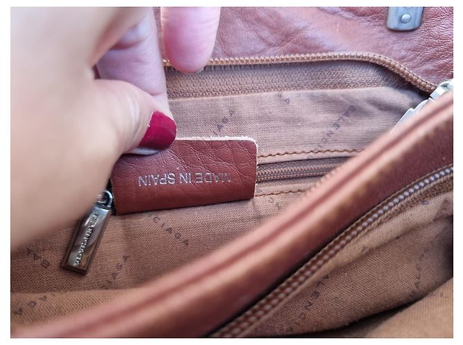 Borsa a tracolla Balenciaga in pelle marrone Marrone scuro - vista 8