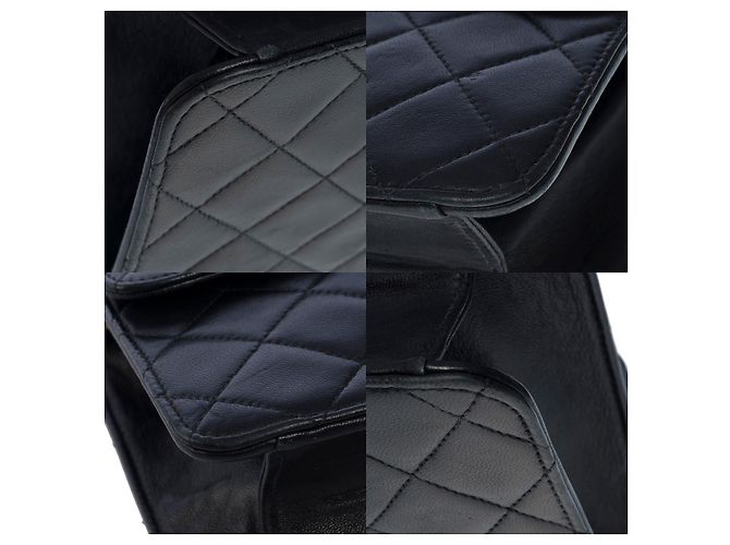 Timeless Chanel borsa a spalla classica in pelle trapuntata nera -101152 Nero - vista 11