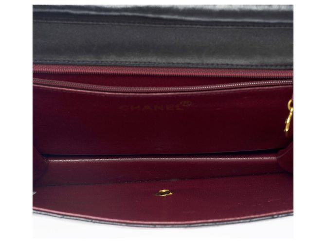 Timeless Chanel borsa a spalla classica in pelle trapuntata nera -101152 Nero - vista 8