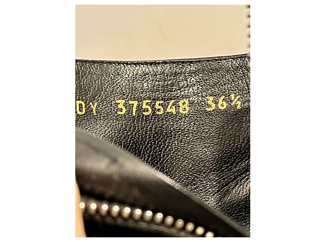 Camperos Saint Laurent Lucas con borchie Nero Silver hardware - vista 9