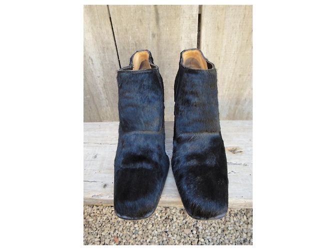 botas bajas Sergio Rossi p 38,5 Negro - vista 4