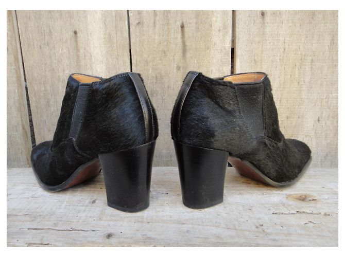 botas bajas Sergio Rossi p 38,5 Negro - vista 5